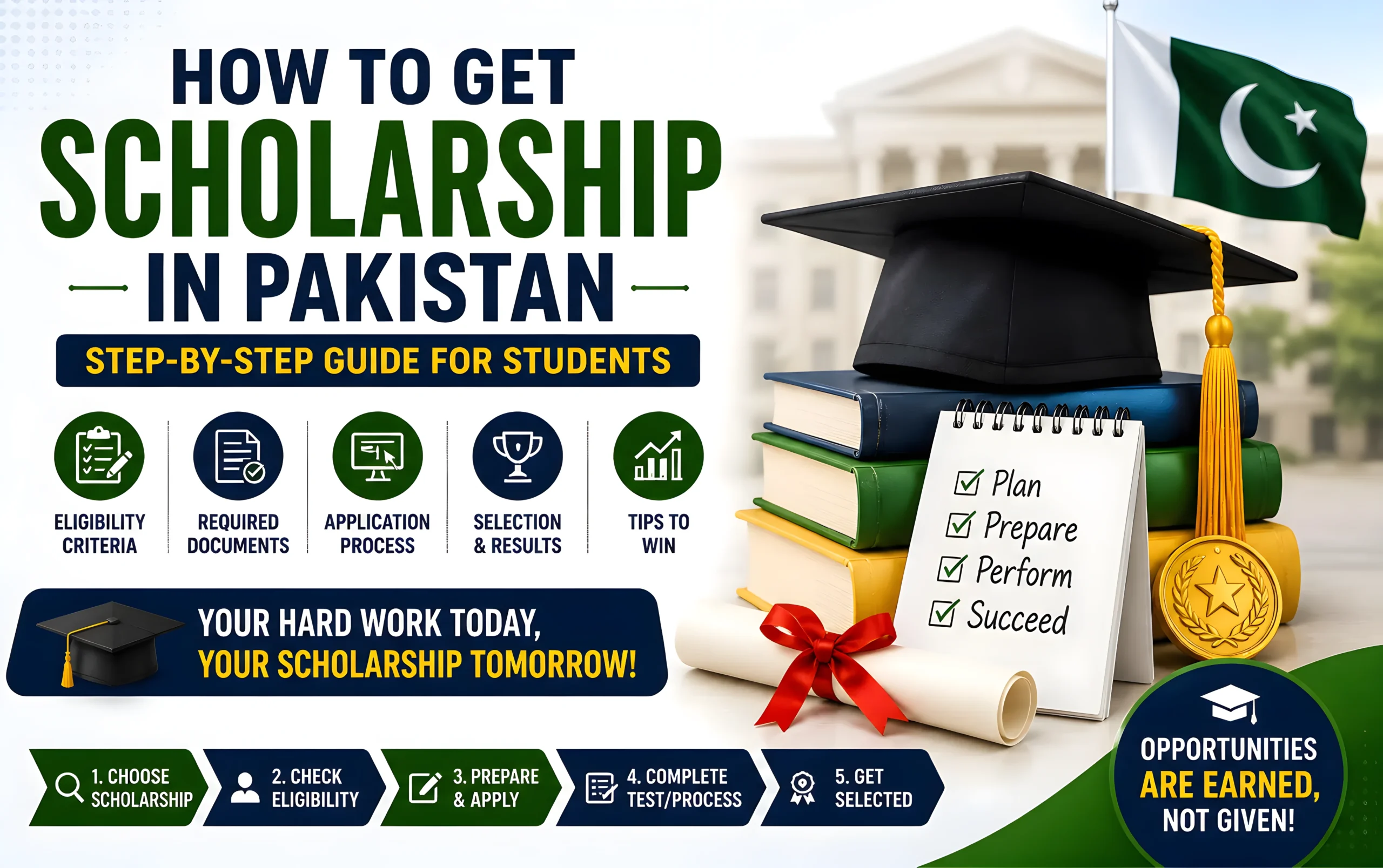 How to Get Scholarship in Pakistan (Step-by-Step Guide for Students)